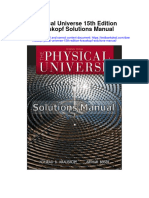 Instant Download Physical Universe 15th Edition Krauskopf Solutions Manual PDF Full Chapter
