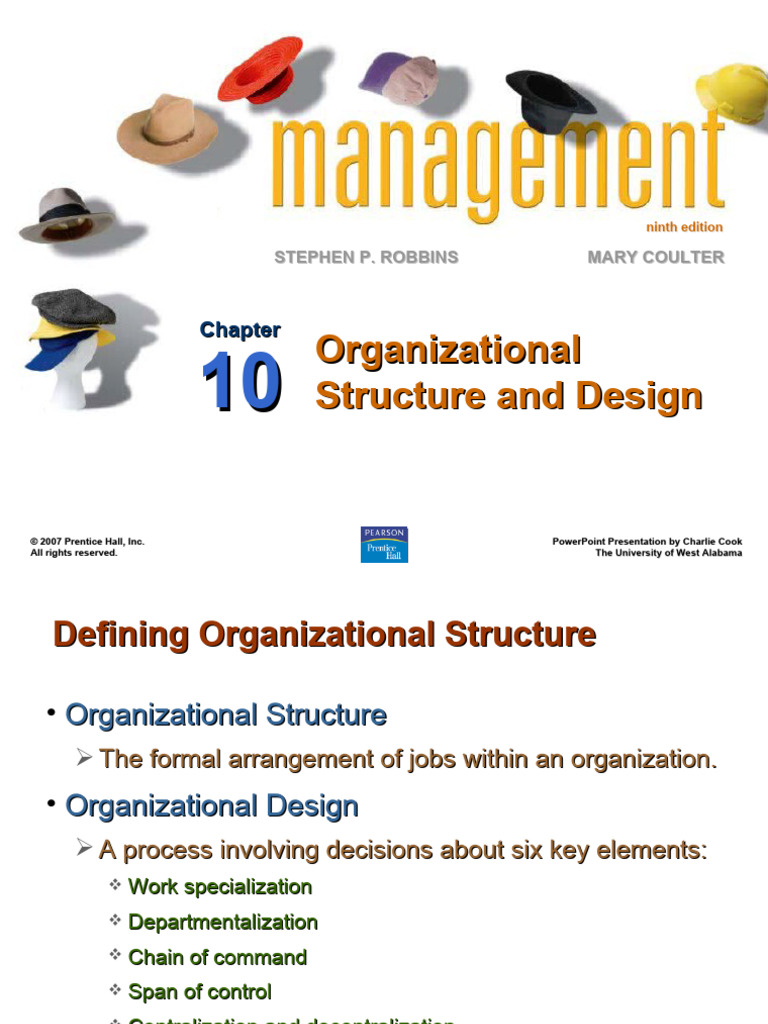 Organizational Structure and Design Overview | PDF | Organizational ...