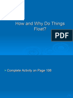 How and Why Do Things Float