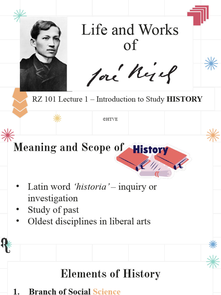 RZ101 Lecture 1 - Introduction To Study History | PDF | Historiography ...