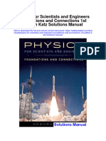 Instant Download Physics For Scientists and Engineers Foundations and Connections 1st Edition Katz Solutions Manual PDF Full Chapter