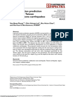 Ground Motion Prediction Equation For Taiwan Subduction Zone Earthquakes