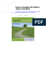 Instant Download Macroeconomics Canadian 8th Edition Sayre Test Bank PDF Full Chapter