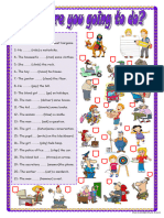 What Are You Going To Do - BE GOING To Picture Matching & Gap Fill