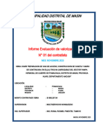 Informe de Evaluacion Valorizacion Contratista