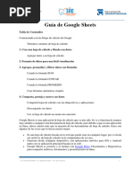 Guía Google Sheets