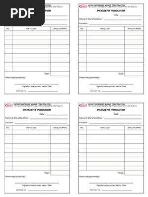 Payment Voucher 