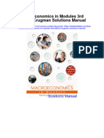Instant Download Macroeconomics in Modules 3rd Edition Krugman Solutions Manual PDF Full Chapter