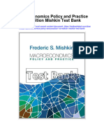 Instant Download Macroeconomics Policy and Practice 1st Edition Mishkin Test Bank PDF Full Chapter