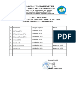 Jadwal Supervisi