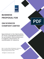 Business Plan of OM Sciences