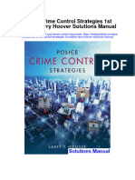 Instant Download Police Crime Control Strategies 1st Edition Larry Hoover Solutions Manual PDF Full Chapter