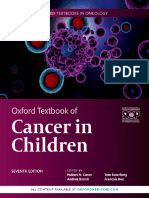 Oxford Textbook of Cancer in Children 7th Ed
