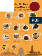 Menu Cafe & Resto FoodNusantara