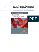 Instant Download Fundamentals of Financial Management Concise 7th Edition Brigham Test Bank PDF Full Chapter