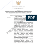 Peraturan Bupati Kotabaru Nomor 60 Tahun 2023 tentang Penyelenggaraan Program Jaminan Sosial Ketenagakerjaan bagi Pekerja Perkebunan Sawit dan Pekerja di Ekosistem Perkebunan Sawit atau Pekerja dari Produk Turunan Perkebunan Sawit di Kabupaten Kotabaru