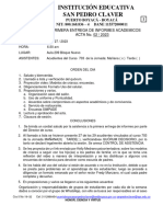 Primera Entrega de Informes