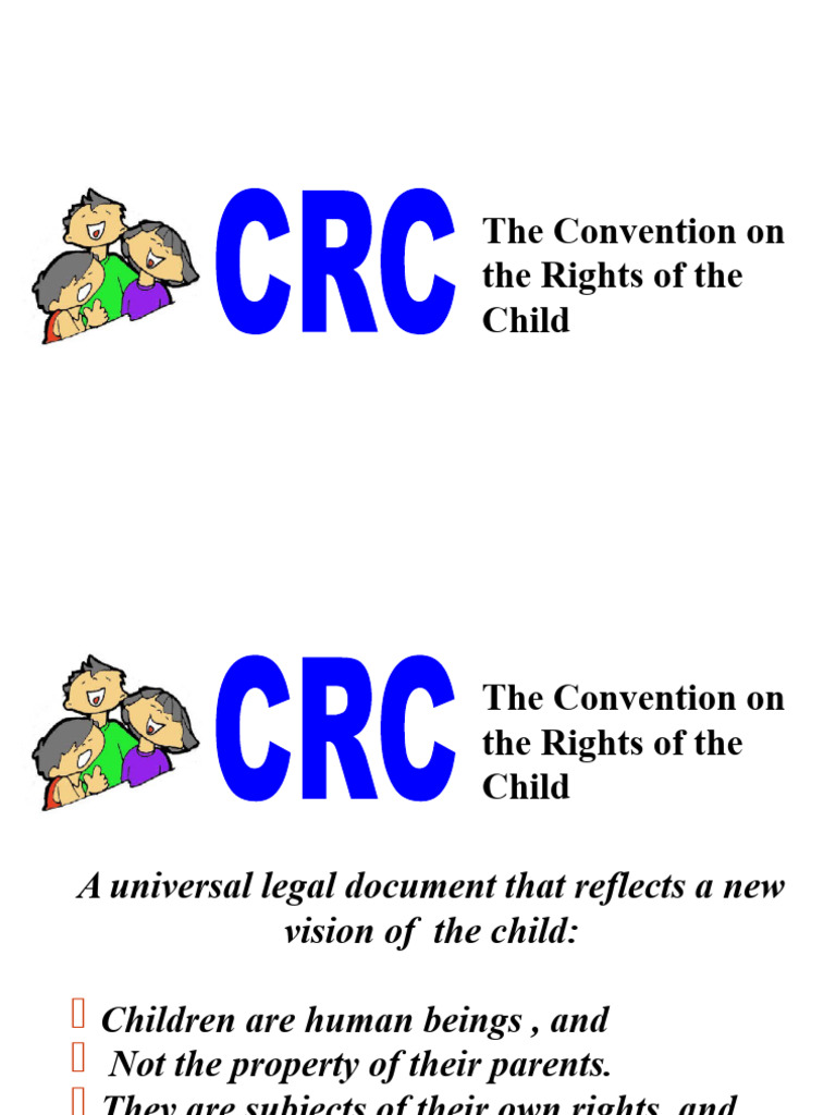 Convention On The Rights of A Child | PDF | Convention On The Rights Of ...
