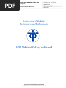 BCBP CLP Manual