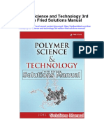Instant Download Polymer Science and Technology 3rd Edition Fried Solutions Manual PDF Full Chapter