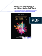 Instant Download Understanding The Psychology of Diversity 3rd Edition Blaine Test Bank PDF Full Chapter
