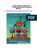 Instant Download Fundamentals of Human Resource Management 4th Edition Noe Solutions Manual PDF Full Chapter