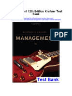 Instant Download Management 12th Edition Kreitner Test Bank PDF Full Chapter