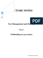 LN 7 - Withholding Tax Provisions