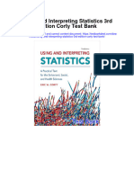 Instant Download Using and Interpreting Statistics 3rd Edition Corty Test Bank PDF Full Chapter