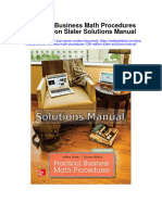 Instant Download Practical Business Math Procedures 12th Edition Slater Solutions Manual PDF Full Chapter