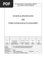 Technical Specification Turbine - Jabalpur