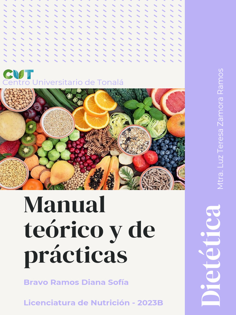 Manual de Dietas Modificadas en Nutrición | PDF | Alimentos | Dieta