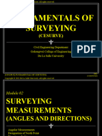 CESURVE Mod 02 Surveying Measurements Angles and Directions