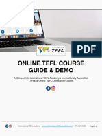 ITA Online TEFL Course Free Demo 1