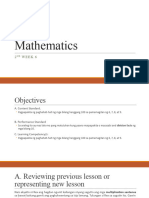 Mathematics COT Paghahatoi Hati