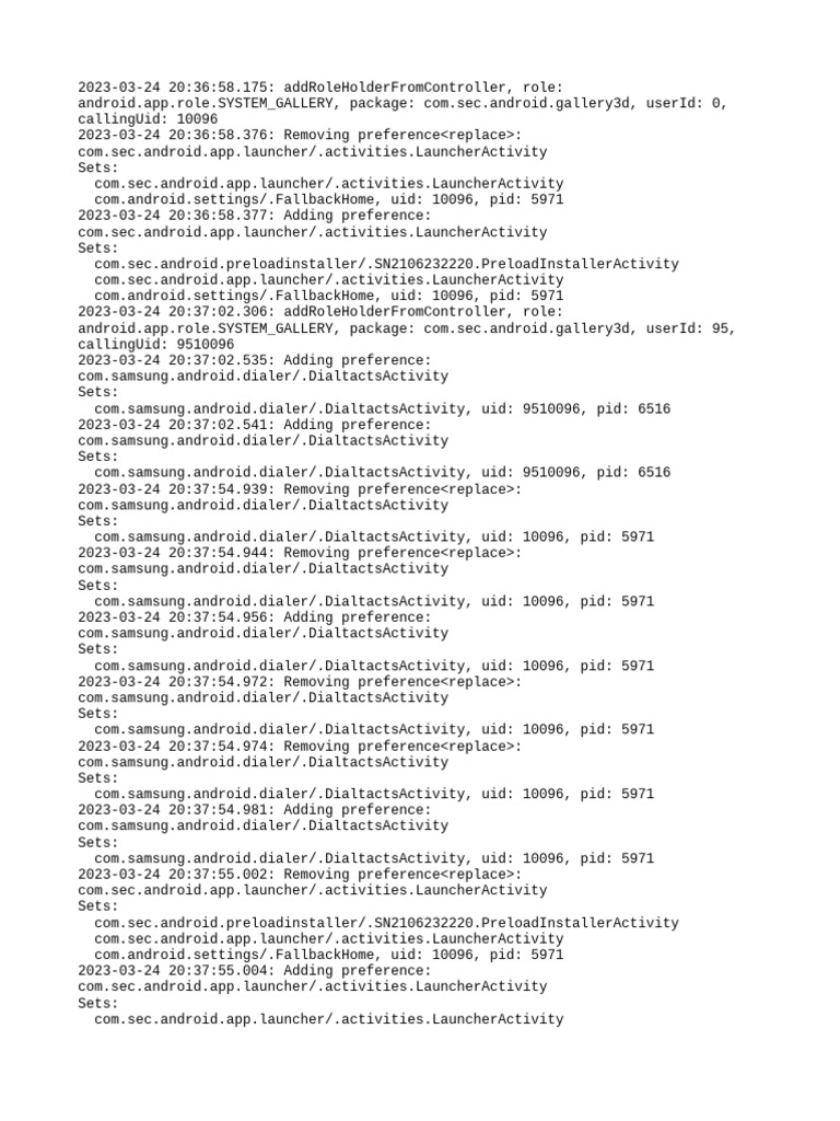 App Preference Changes Log | PDF | Computer Law | Unix