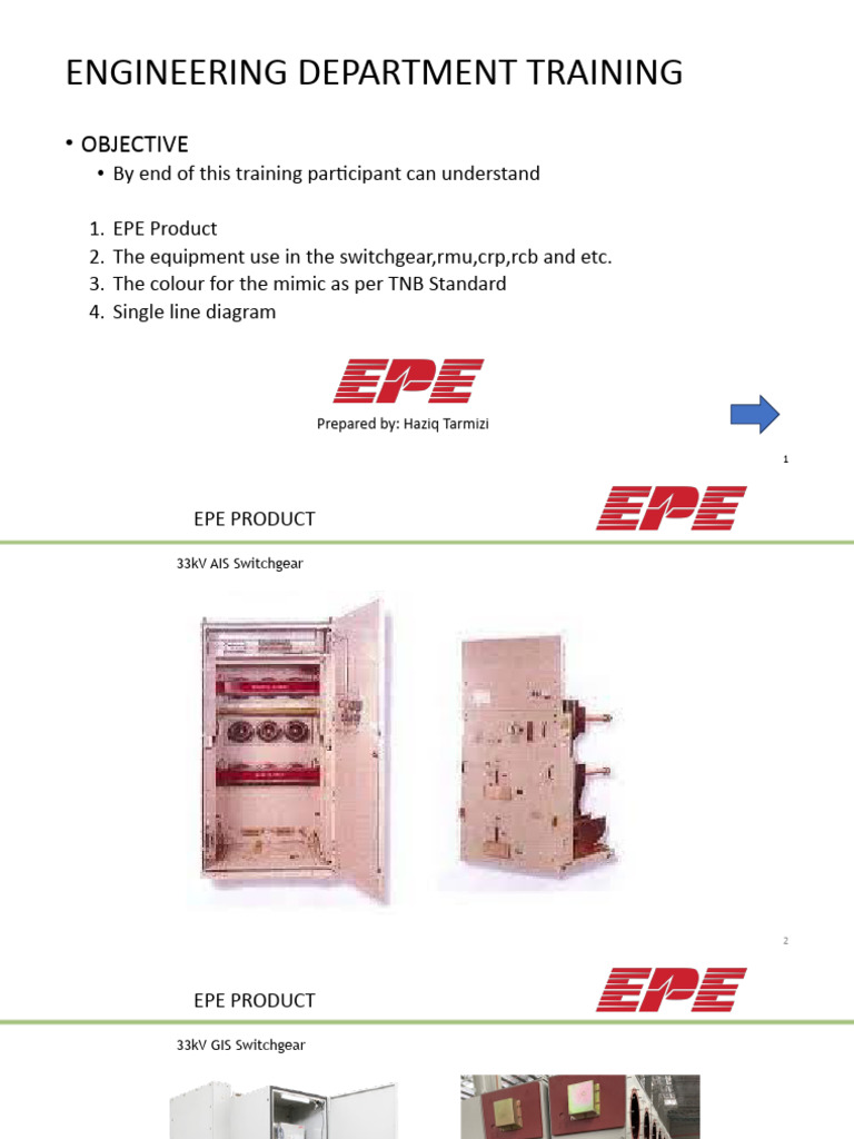 Engineering Training on Switchgear Systems | PDF | Electrical ...