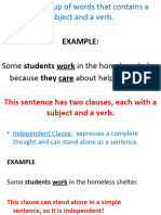 Clause Phrase Notes