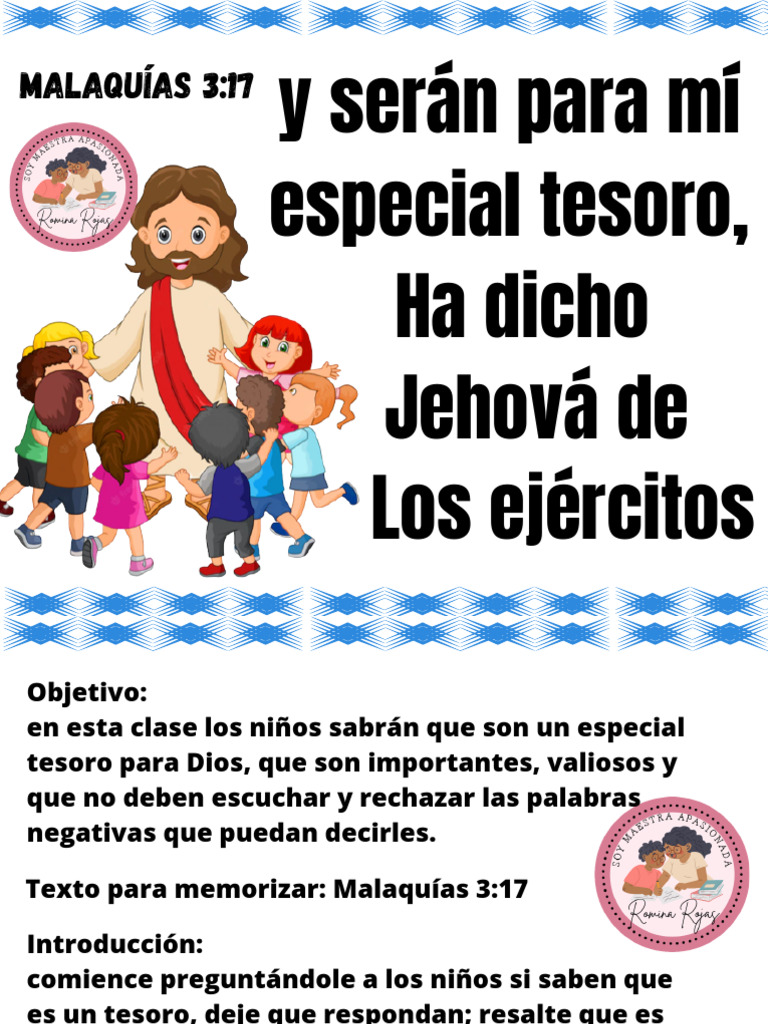 Eres un Tesoro Especial para Dios | PDF