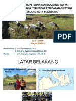 Efisiensi Usaha Peternakan Kambing Rakyat