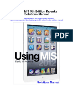 Instant Download Using Mis 5th Edition Kroenke Solutions Manual PDF Full Chapter