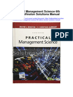 Instant Download Practical Management Science 6th Edition Winston Solutions Manual PDF Full Chapter