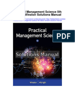 Instant Download Practical Management Science 5th Edition Winston Solutions Manual PDF Full Chapter