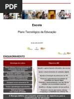 Plano Tecnolgico Para a Educacao