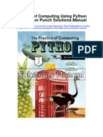 Instant Download Practice of Computing Using Python 2nd Edition Punch Solutions Manual PDF Full Chapter