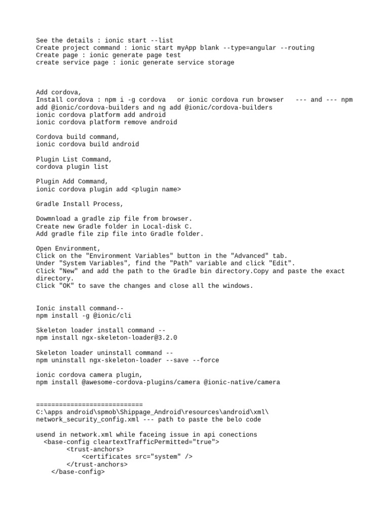 Ionic 3 Page and Command Guide | PDF | Technology & Engineering