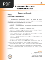 2011 1 Sistemas de Informacao 5 Programacao e Design Para Web 1