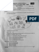 Kerala Class 6 Mid Term Exam BASIC SCIENCE Question Paper 2023 (EM)