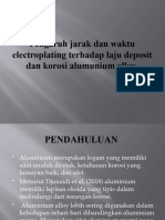 Pengaruh Jarak Dan Waktu Electroplating Terhadap Laju Deposit 1