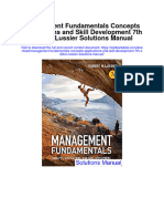 Instant Download Management Fundamentals Concepts Applications and Skill Development 7th Edition Lussier Solutions Manual PDF Full Chapter